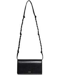 Jil Sander - Tangle Wallet With Shoulder Strap - Lyst