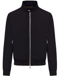 Moorer - Bomber Jacket With Zip - Lyst