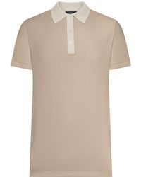 Fay - Cotton Piquet Polo Shirt - Lyst