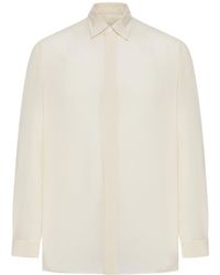 Lardini - Linen And Natural Fiber Shirt - Lyst