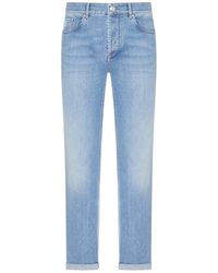 Brunello Cucinelli - Light Wash Denim Jeans - Lyst
