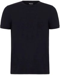 Giorgio Armani - T-shirt con ricamo - Lyst