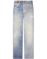 Our Legacy - Third Cut Cotton Jeans With Digital Print - Lyst