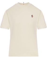 Moncler - Stretch Jersey T-Shirt - Lyst