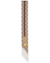 Gucci - Printed Silk Twill Ribbon - Lyst