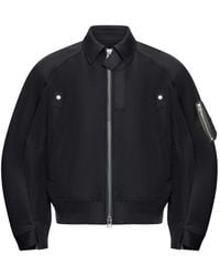 Sacai - Cotton Chino X Nylon Twill Blouson - Lyst