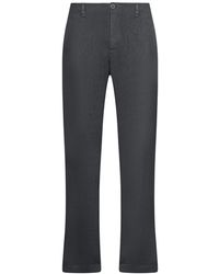 Transit - Regular-Fit Linen Trousers - Lyst