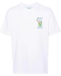 Casablancabrand - Le Jeu Colore Screen Printed T-shirt - Lyst