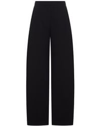 Alaïa - High-Waisted Rounded Trousers - Lyst