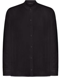 Transit - Mandarin Collar Shirt - Lyst