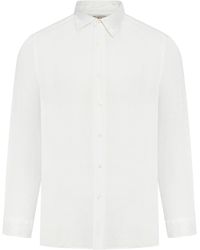 Woolrich - Camicia in lino - Lyst