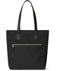 Gucci - Medium Size Gg Fabric Shopping Bag - Lyst