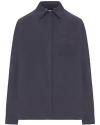 Max Mara - Siamese Silk Canvas Shirt - Lyst