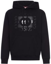 Gucci - Cotton Jersey Hoodie With Print - Lyst