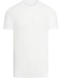 120% Lino - Short Sleeve Linen Tshirt - Lyst