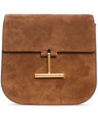 Tom Ford - Suede Leather Bag - Lyst