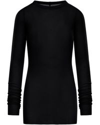 Rick Owens - Ribbed Sweater - Lyst