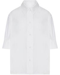 Jil Sander - Semi-Transparent Cotton Shirt - Lyst