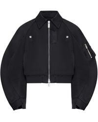 Sacai - Cotton Chino X Nylon Twill Blouson - Lyst
