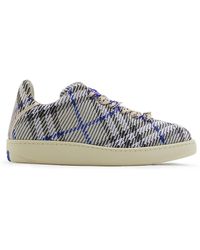 Burberry - 'check Knit Box' Sneakers, - Lyst