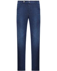 Incotex - Jeans slim in cotone stretch - Lyst