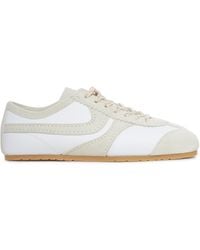 Dries Van Noten - Sneakers bicolor in pelle e pelle scamosciata - Lyst