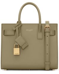 Saint Laurent - Smooth Leather Sac De Jour Bag - Lyst