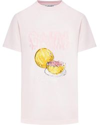 Ganni - T-Shirts - Lyst