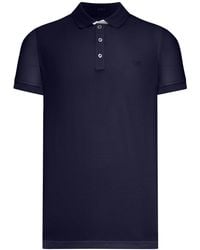 Fay - Cotton Piquet Polo Shirt With Logo - Lyst