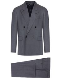 Lardini - Tailored Double-Breasted Suit - Lyst