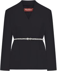 Max Mara - Double-Breasted Cady Jacket - Lyst