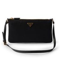 Prada - Pouch in re-nylon - Lyst