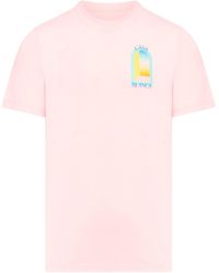 Casablancabrand - L`arc Colore Printed T-shirt - Lyst
