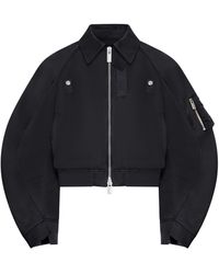 Sacai - Cotton Chino X Nylon Twill Blouson - Lyst