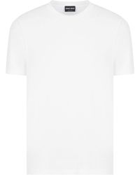 Giorgio Armani - Crewneck Short Sleeved Sweater - Lyst