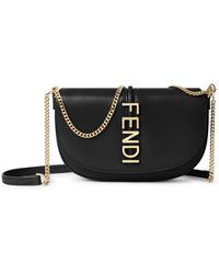 Fendi - Portafoglio con catena graphy - Lyst