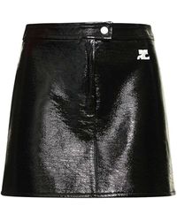 Courreges - Minigonna reedition in vinile - Lyst