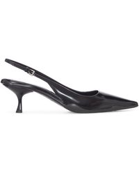 Prada - DÉcolletÉ slingback in pelle liscia - Lyst
