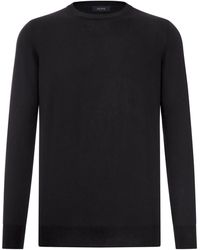 Nome G - Crew Neck Long Sleeved Cotton Knitted T-Shirt - Lyst