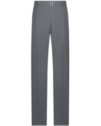 Lardini - Tailored Trousers With Belt - Lyst