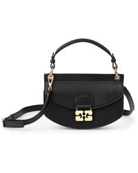 Ganni - Mini Top Handle Apo-g Bag - Lyst