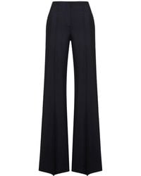 The Seafarer - Tailored Silk And Wool Flared Trousers - Lyst