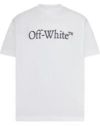 Off-White c/o Virgil Abloh - Crew Neck T-Shirt With Print - Lyst