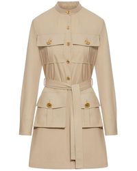 Givenchy - Abito safari in popeline - Lyst