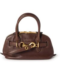 Miu Miu Aventure Mini Bag in Black | Lyst