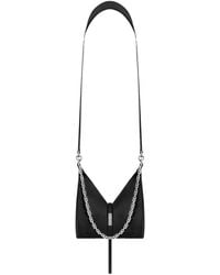 Givenchy Mini Cut Out Bag In Raffia With Chain 'natural' | Lyst