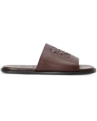 Loewe - Slide anagram flex in morbida pelle di vitello - Lyst