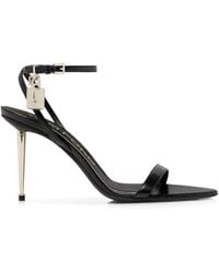 Tom Ford - Pointed-Toe Sandal With Padlock - Lyst