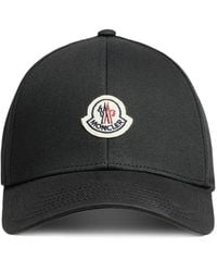 Moncler - Cappello da baseball in gabardine di cotone - Lyst