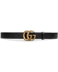 Gucci - Gg Marmont Thin Belt - Lyst